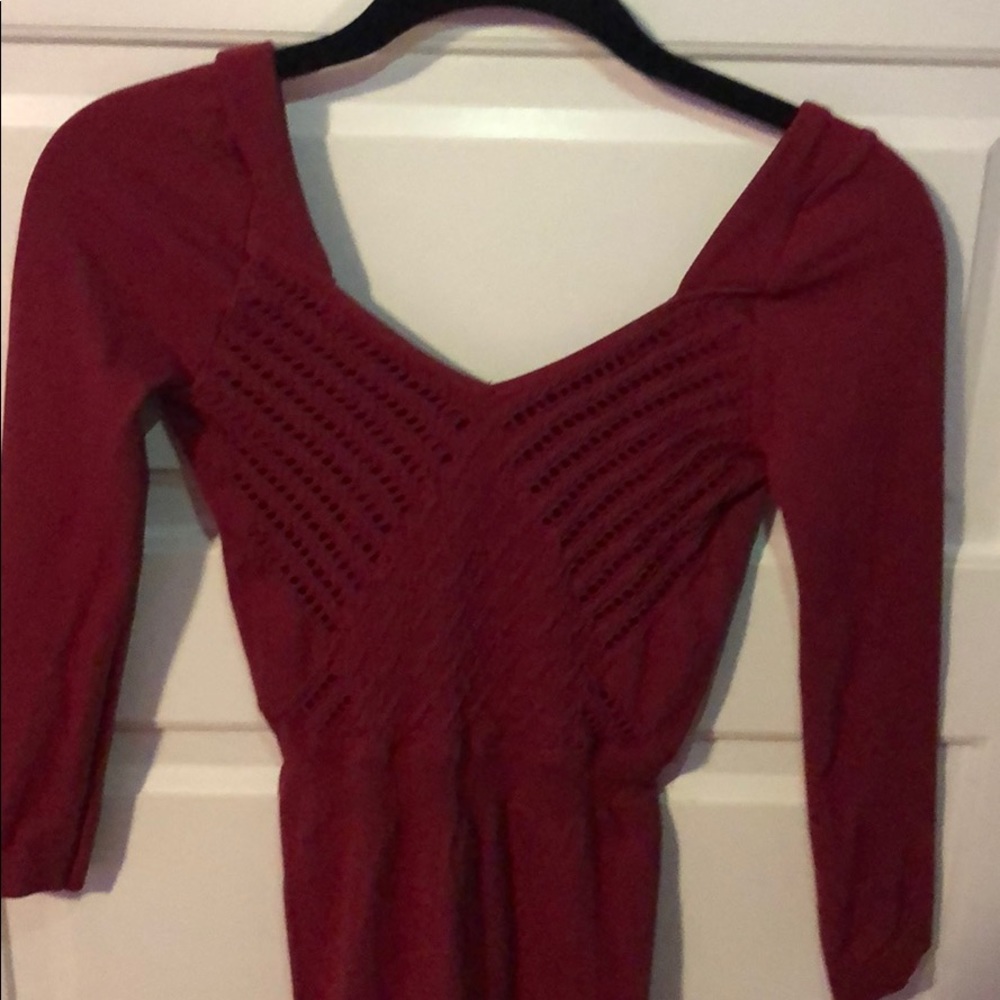 Right red dress